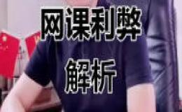 英语范文:上网课的利弊