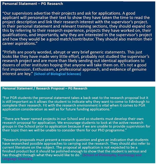 ���ڰ�������ѧPersonal Statement�Ĺٷ�����